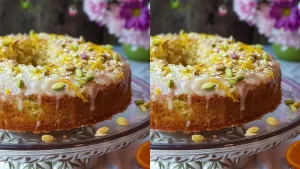 Cake à la Pistache et à la Fleur d’Oranger