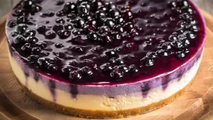 Cheesecake Américain aux Myrtilles