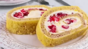 Gâteau Roulé aux Fraises et au Mascarpone