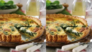 Quiche aux épinards et au Boursin