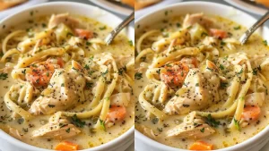 Soupe Alfredo au Poulet