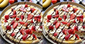 Banana Split Fruit Pizza