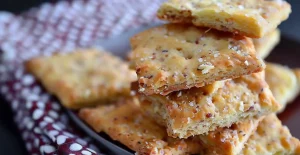 Biscuits Apéro à la Moutarde et au Comté