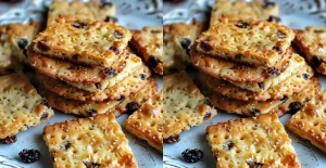 Biscuits aux raisins dorés (Biscuits Garibaldi)