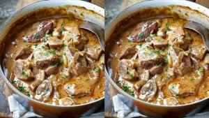 Bœuf Stroganoff à la Sauce Crémeuse de Alain Ducasse