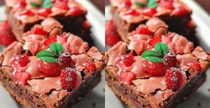 Brownies à la Fraise