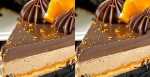 Délice de Cheesecake au Chocolat et à l’Orange – Sans Cuisson