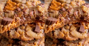 Délicieux Cookies au Beurre de Cacahuète et Butterfinger