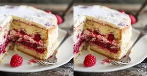 Gâteau Framboise Citron