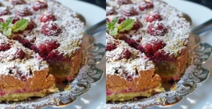 Gâteau Moelleux Pistache-Framboise