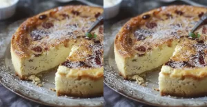 Gâteau au chou-fleur, fromage blanc & parmesan