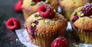 Muffins Moelleux Pistache Framboise