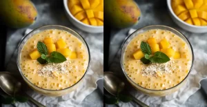 Recette de Dessert à la Mangue et Sago