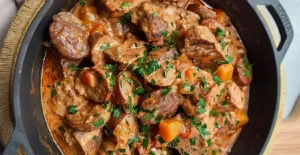 Sauté de veau au chorizo