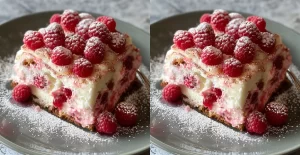 Tiramisu aux Framboises et aux Biscuits Roses de Reims