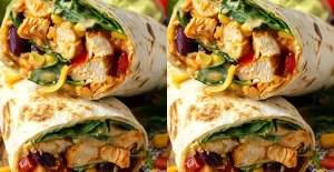 Wraps de Poulet Sud-Ouest