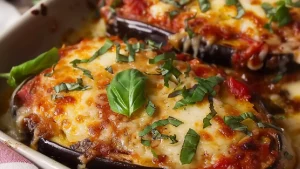 Aubergines Farcies à la Parmigiana