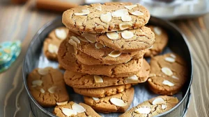 Biscuits Croustillants aux Épices et aux Amandes