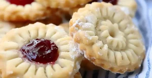 Biscuits au Beurre et aux Fraises