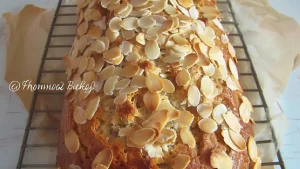 Cake à la pâte d’amandes et à la fleur d’oranger