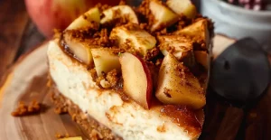 Cheesecake Healthy aux Pommes et Spéculoos