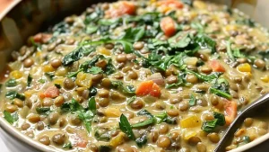 Dahl de Lentilles aux Épinards – IG Bas