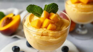 Mousse Crémeuse à la Mangue (Sans Gélatine)