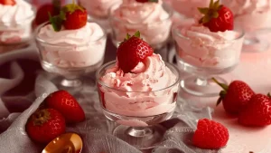 Mousse de Fraise Légère, Aérienne et Facile