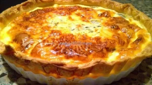 Quiche au Saumon Fumé et au Boursin