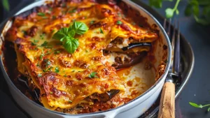 Recette de Lasagnes aux Aubergines et Ricotta