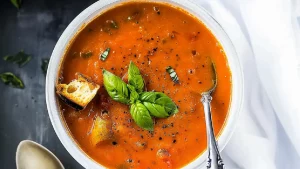 Soupe Tomate-Basilic Rôtie