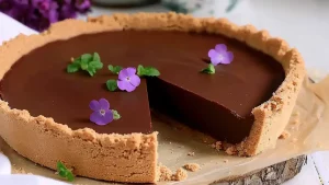 Tarte au Chocolat Sans Cuisson