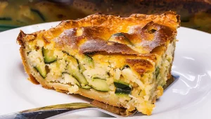 Tarte au Fromage et Courgettes en Croûte de Croissants