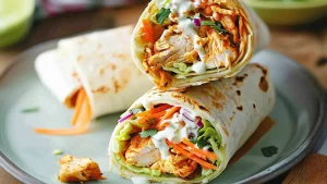 Wraps au Poulet Buffalo