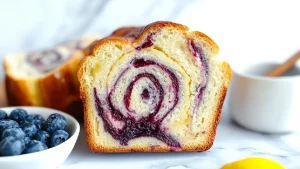 Babka Citron Myrtille {Vegan} _ Un Délice Moelleux et Fruité