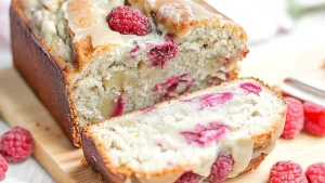 Banana Bread aux Framboises