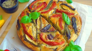 Cake Salé aux Légumes _ Un Délice Coloré et Savoureux