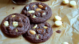 Cookies Double Chocolat et Noisettes _ Une Délicieuse Indulgence