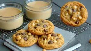 Cookies aux pépites de chocolat et beurre de cacahuète