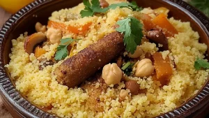 Couscous Royal Facile et Rapide _ Une Symphonie de Saveurs du Maghreb