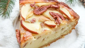 Gâteau au Yaourt aux Pommes et Noix