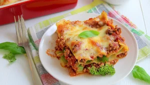 Lasagne Bolognaise et Brocoli