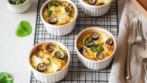 Moelleux aux Courgettes, Cœur Fondant au Fromage Frais