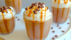 Mousse au Chocolat au Lait, Caramel Beurre Salé et Chantilly