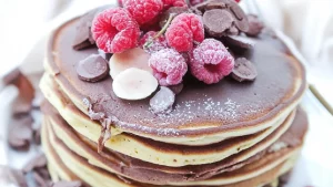 Pancakes au Chocolat _ Une Douceur pour un Petit-Déjeuner Gourmand