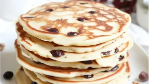 Pancakes au Lait d’Amande et Pépites de Chocolat