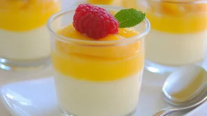 Panna Cotta au Lemon Curd _ Une Délicieuse Douceur Citronnée