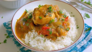 Poulet au Curry Rouge et Légumes _ Une Explosion de Saveurs Exotiques