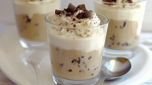 Pudding à la Vanille et Cookies Oreos_ Une Douceur Gourmande à Savourer