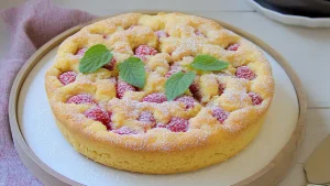 Recette de la Tourte aux Framboises